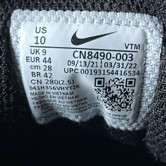 Nike Air Max 90 - men's size US 10 - black - Like New condition - Picture 7 of 8